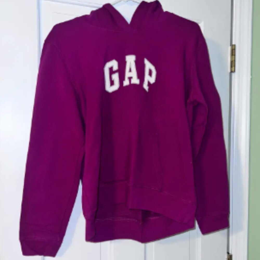 Gap Women's Pink / Magenta Logo Hoodie Sweatshirt